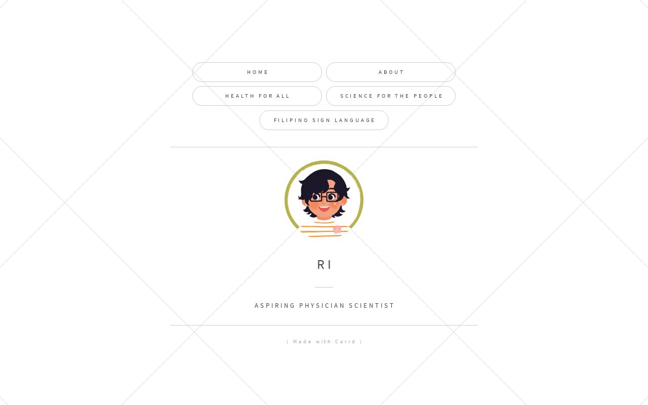 Carrd profile picture for @riii